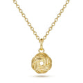 Textured Eternal Love Knot Necklace